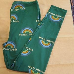 LuLaRoe Feelin' Irish Leggings TC